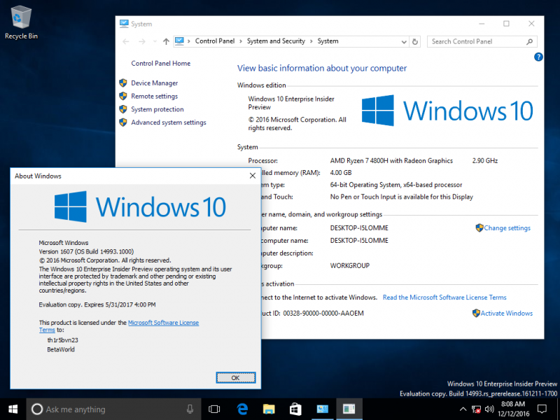 文件:Windows 10-10.0.14993.1000-Version.png