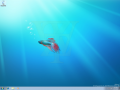 桌面默认使用Windows 7 Beta的Betta鱼
