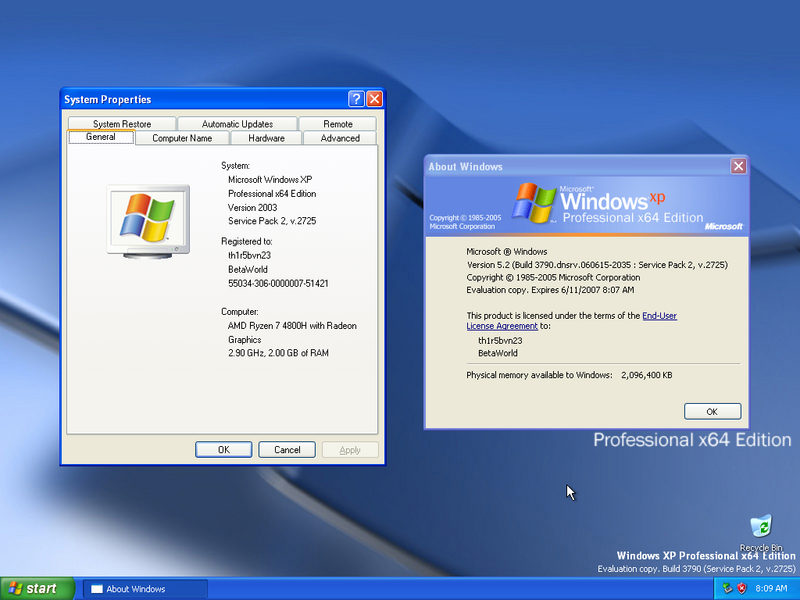 文件:Windows XP Professional x64 Edition-5.2.3790.2725-Version.png