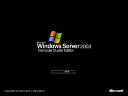 WindowsServer2003ComputeClusterEditionBootScreen.png