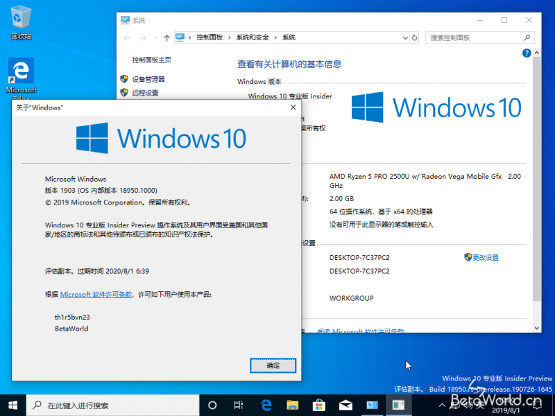 文件:Windows 10-18950.1000-Pro-BWDB Version.png
