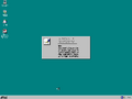 Windows 95写字板的打开时画面（仅在Windows 95及NT 4.0版本中出现）