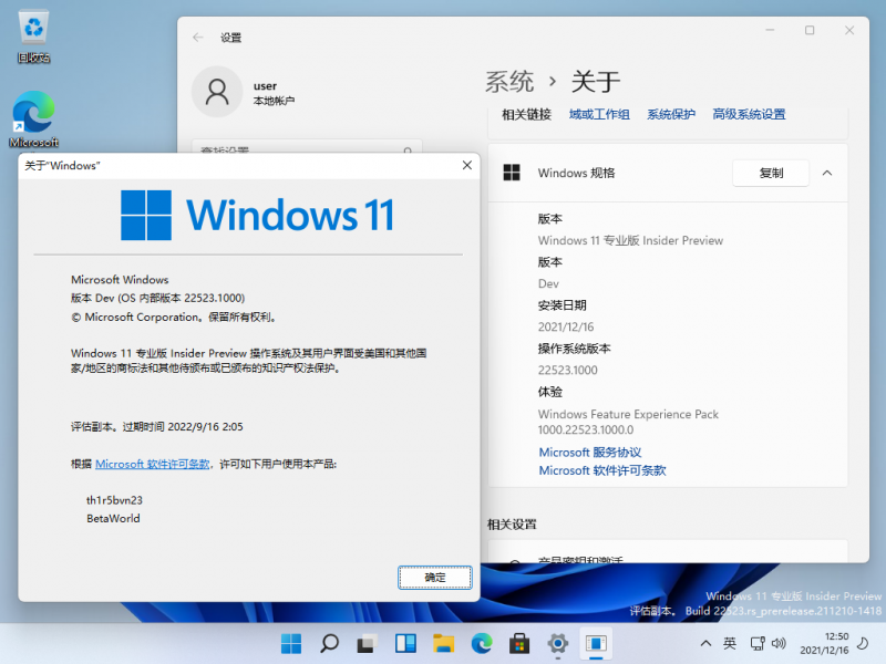 文件:Windows 11-10.0.22523.1000-Version.png