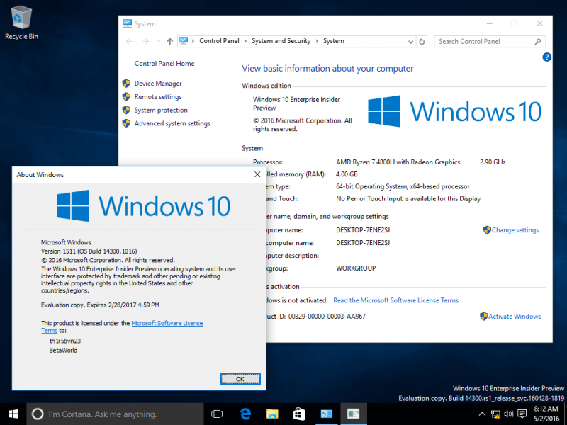 文件:Windows 10-10.0.14300.1016-Version.png